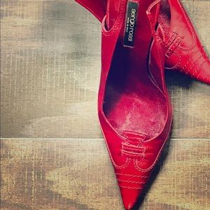 Sergio Rossi Cranberry Red Pump